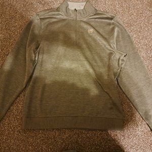 Cinch Pullover Aloe Green Qrt Zip